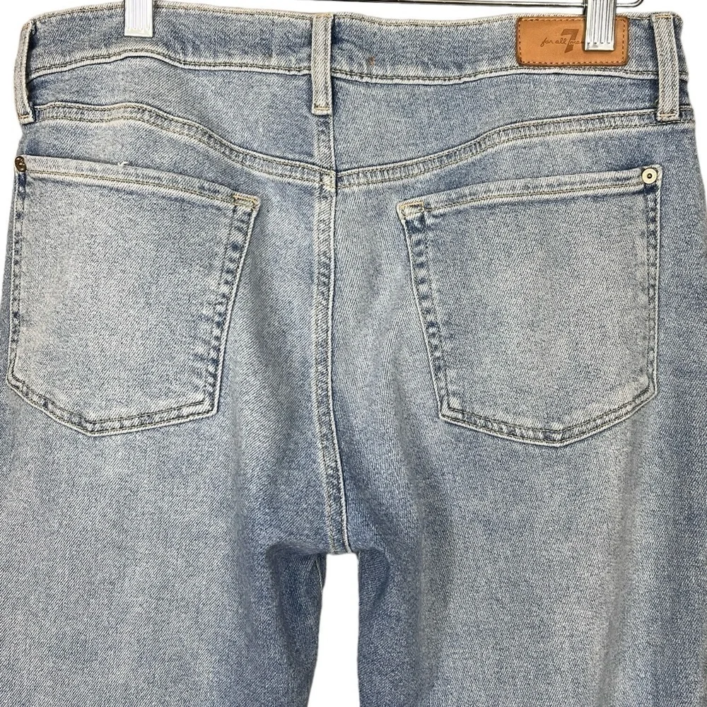 7 for All ManKind Luxe Vintage Josefina Boyfriend Distressed Jeans in Floral